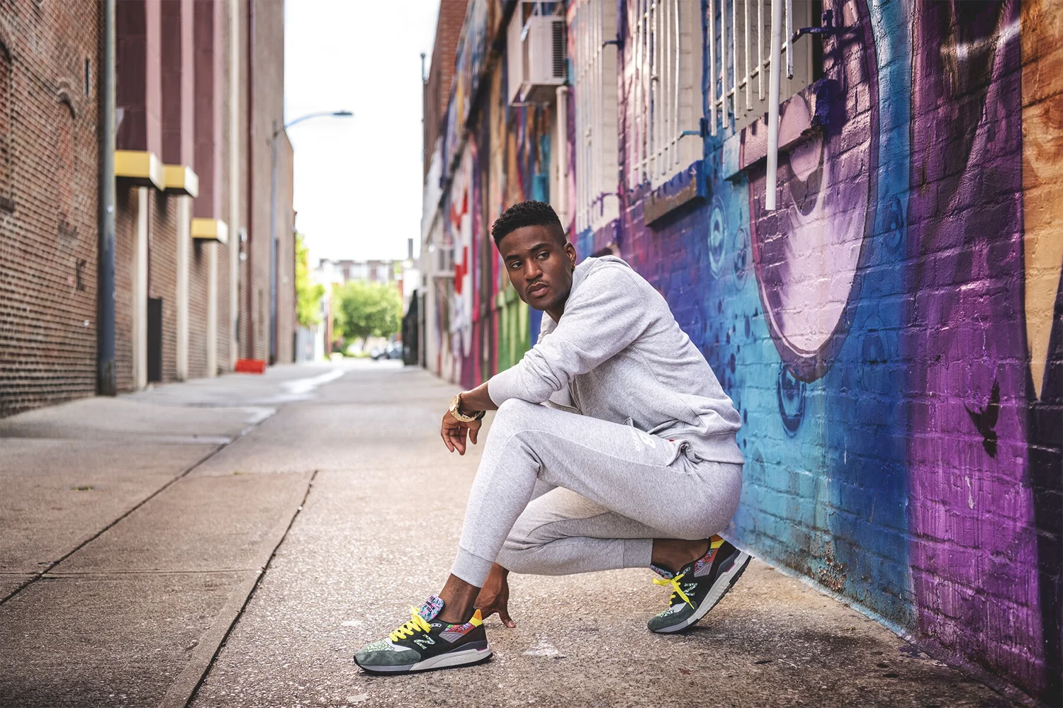 New Balance urban lifestyle campaign, art directed by Kathleen