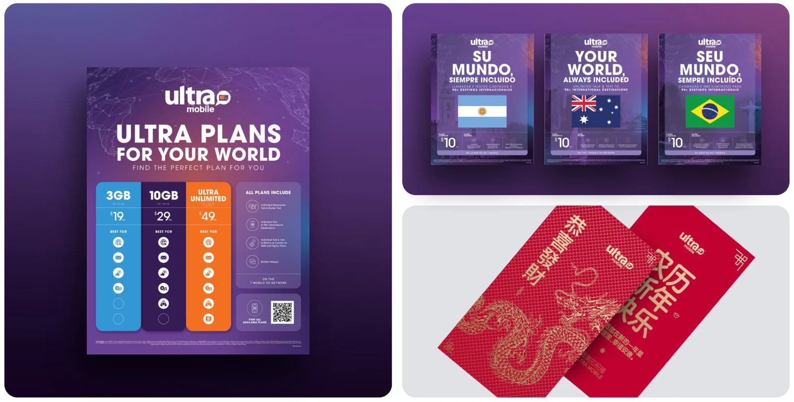 Ultra retail plan poster international posters and Lunar New Year materials