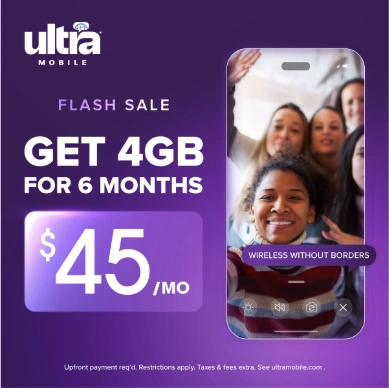 Six-month plan ad featuring a group of friends
